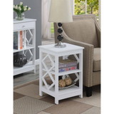 Diamond End Table - Contemporary Style Side Table