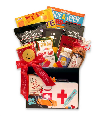 Doctor's Orders Deluxe Get Well Gift Box - get well soon basket - get well soon gifts for women-get well soon gifts for men - WhatYouNeedSales