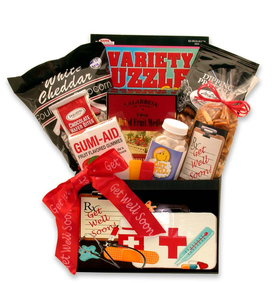 Doctor's Orders Get Well Gift Box - get well soon basket - get well soon gifts for women-get well soon gifts for men - WhatYouNeedSales