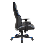 Eliminator Gaming Chair in Faux Leather with Blue Accents, ELM25-BL - WhatYouNeedSales