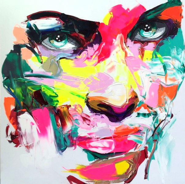 Faces Knife Art Woman Painting - WhatYouNeedSales