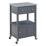 Fairfax Kitchen Cart Grey - WhatYouNeedSales