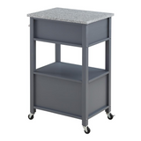 Fairfax Kitchen Cart Grey - WhatYouNeedSales