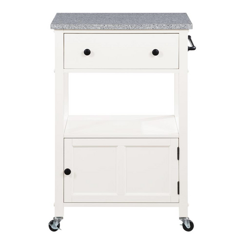 Fairfax Kitchen Cart White - WhatYouNeedSales