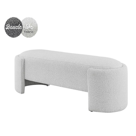 Felicia Fabric Bench - WhatYouNeedSales