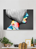 Flower Woman Canvas -Image by Shutterstock - WhatYouNeedSales