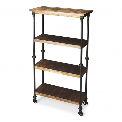 Fontainebleau Industrial Chic Bookcase - WhatYouNeedSales