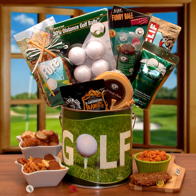 Fore! Golfers Gift Pail- gift for a man - WhatYouNeedSales