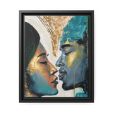 FRENCH KISS Canvas Wall Art - By QueenNoble - WhatYouNeedSales