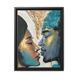 FRENCH KISS Canvas Wall Art - By QueenNoble - WhatYouNeedSales