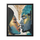 FRENCH KISS Canvas Wall Art - By QueenNoble - WhatYouNeedSales