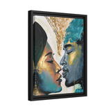 FRENCH KISS Canvas Wall Art - By QueenNoble - WhatYouNeedSales