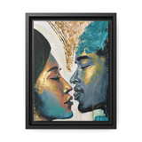 FRENCH KISS Canvas Wall Art - By QueenNoble - WhatYouNeedSales