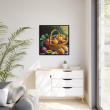 FRUITS Framed Canvas Wall Art - By QueenNoble - WhatYouNeedSales