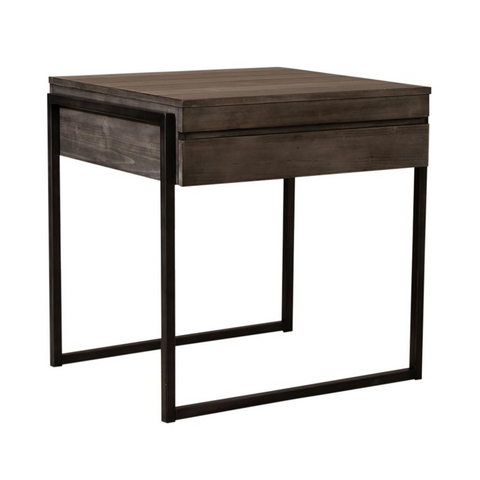 Gateway End Table Brown - Rustic Casual and Contemporary