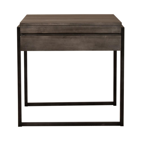 Gateway End Table Brown - Rustic Casual and Contemporary