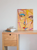 Geometric Face Canvas -Image by Shutterstock - WhatYouNeedSales