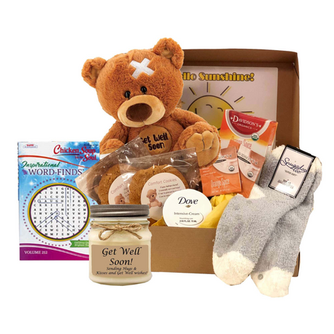 Get Well Gift of Sunshine Care Package - get well soon gifts for women - get well soon gift basket - get well soon gifts - WhatYouNeedSales