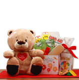 Get Well Soon Teddy Bear Gift Set - get well soon basket - get well soon gifts for women - get well soon gifts for men - WhatYouNeedSales