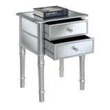 Gold Coast Mayfair End Table | Elegant Design with Mirrored