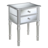 Gold Coast Mayfair End Table | Elegant Design with Mirrored