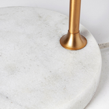 Gold Metallic Desk Or Table Lamp With Marble Base - WhatYouNeedSales