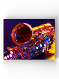 Golden Saxophone Wrapped Canvas -Image by Shutterstock - WhatYouNeedSales