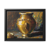 GOLDEN VASE Canvas Wall Art - By QueenNoble - WhatYouNeedSales