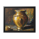 GOLDEN VASE Canvas Wall Art - By QueenNoble - WhatYouNeedSales