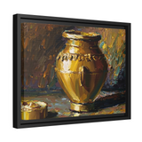 GOLDEN VASE Canvas Wall Art - By QueenNoble - WhatYouNeedSales