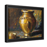 GOLDEN VASE Canvas Wall Art - By QueenNoble - WhatYouNeedSales