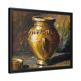 GOLDEN VASE Canvas Wall Art - By QueenNoble - WhatYouNeedSales