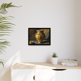 GOLDEN VASE Canvas Wall Art - By QueenNoble - WhatYouNeedSales