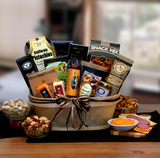 Gourmet Nut & Sausage Gift Basket - meat and cheese gift baskets - WhatYouNeedSales