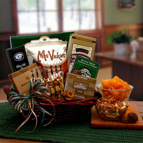 Gourmet Snacks Gift Basket - gourmet gift basket - WhatYouNeedSales