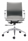 Gray Ergonomic Conference Room Low Back Rolling Office Chair - WhatYouNeedSales