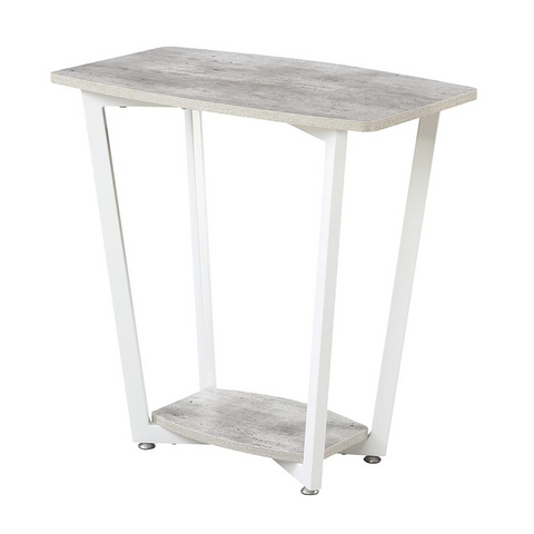 Graystone End Table - Rustic Modern Industrial Design