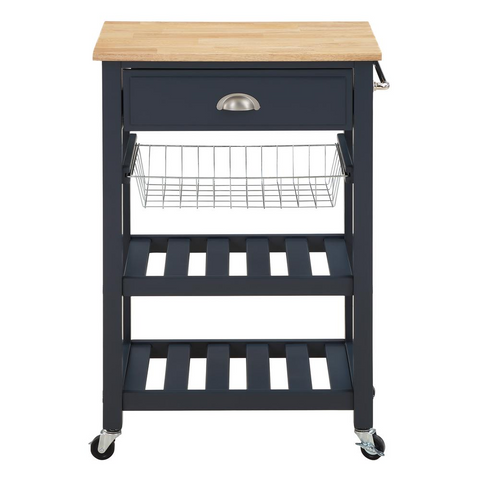 Hampton Kitchen Cart Blue - WhatYouNeedSales