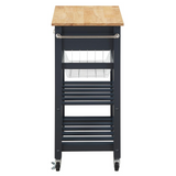 Hampton Kitchen Cart Blue - WhatYouNeedSales