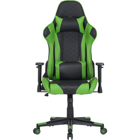 Hanover Commando Gas Lift 2-Tone Gaming Chair, Faux Leather, Cushions - WhatYouNeedSales