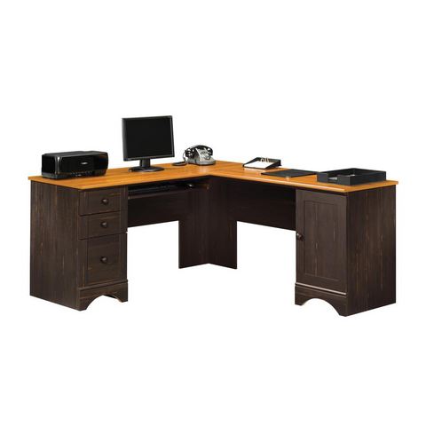 Harbor View Corner Computer Desk for Modern Workspaces - Ember Workspace - WhatYouNeedSales