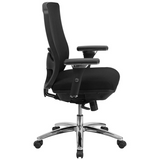 HERCULES Series 24/7 Intensive Use Big & Tall 350 lb. Rated Black Mesh Multifunction Swivel Ergonomic Office Chair - WhatYouNeedSales