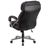 HERCULES Series Big & Tall 500 lb. Rated Black LeatherSoft Executive Swivel Ergonomic Office Chair with Extra Wide Seat - WhatYouNeedSales