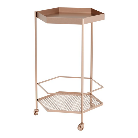 Hex Bar Cart Copper - WhatYouNeedSales