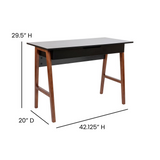 Darla Home Office Writing Computer Desk with Dedicated Drawer - Ember Workspace - WhatYouNeedSales