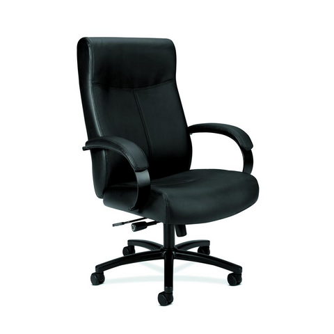 HON Validate Big and Tall Executive Chair, in Black Leather (HVL685) - WhatYouNeedSales