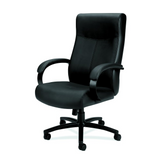 HON Validate Big and Tall Executive Chair, in Black Leather (HVL685) - WhatYouNeedSales