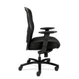 HON Wave Big and Tall Executive Chair - Mesh Office Chair with Adjustable Arms, Black (VL705) - WhatYouNeedSales