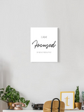 I Am Focused Wrapped Canvas -SmartPrintsInk Designs - WhatYouNeedSales