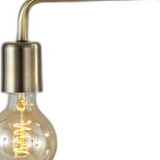 Industrial Antique Brass Finish Metal Desk Lamp With Vintage Edison Bulb - WhatYouNeedSales